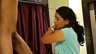 Indian hot stepmom fucking and dirty talking with teen son!