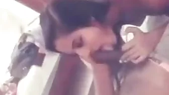 Gf ne Lund chus ke pani nikala , deepthroat, blowjob, bhabhi