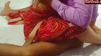 Newly marrid Pooja bhabhi fucks her husband's friend