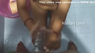 Hot Bhabhi in the Shower With her Devar and giving a nice handjob