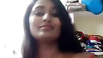 Desi Swati Naidu Strip teasing On Camera