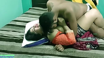 Beautiful Bhabhi Cheating Sex! Suddenly Husband Come At Home!