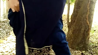 fucking stepsister in public risky sex in forest