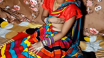 desi hot indian bhabhi red in saree best Hindi audio sex