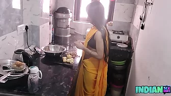 Hot Desi Bhabhi Kitchen Sex With Husband