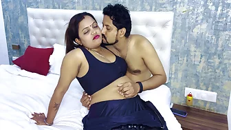 Hot Indian Bhabhi Black Saree Fucked Rough By Husbend Hindi Audio
