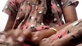 Indian Wife Fucks Her Pussy With A Vibrator