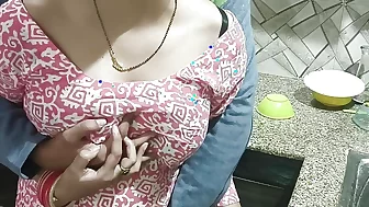 Indian cheating wife fucking with another man but caught! Hindi sex