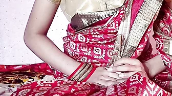 Indian saree me dekh kr bhabhi ko mn nehi mana to khub choda