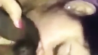 Indian Slut Wife Licks Bf's Ass & Swallows his cum