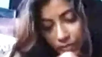 Desi Bhabhi Giving Blowjob