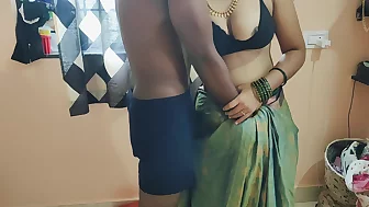 Indian Desi Stepmom Big Boobed Caught My Condom In My College Pant And She Punished Me To Sex With Her Stepmom