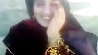Desi girl in hijab fucked outdoors