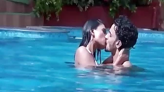 Beautiful Indian Woman with big boobs Dancing, Honey Gets Facial