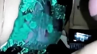 Sexy and busty Telugu aunty gives her husband a blowjob