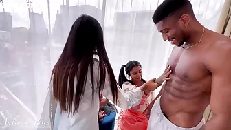 Yasmin A, Aaliyah Yasin And Sahara Knite In Three Desi Bhabis Gone Wild With A Streamvid.net