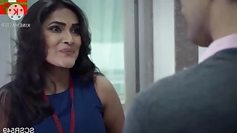 Sexy cute and perfect desi boss wants to fuck with colleague